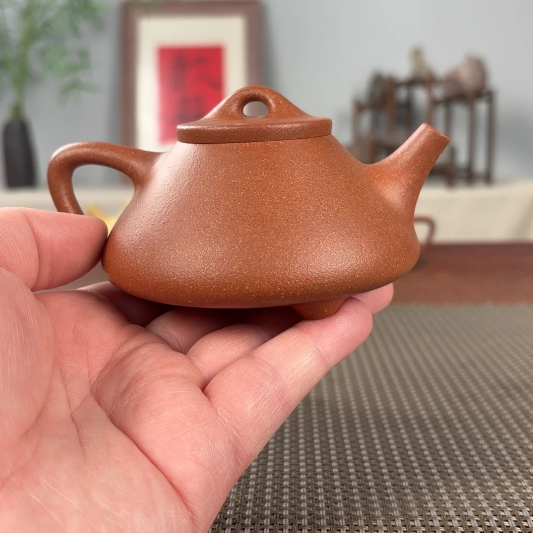 紫砂茶壶微瑕黄龙山原矿紫砂壶