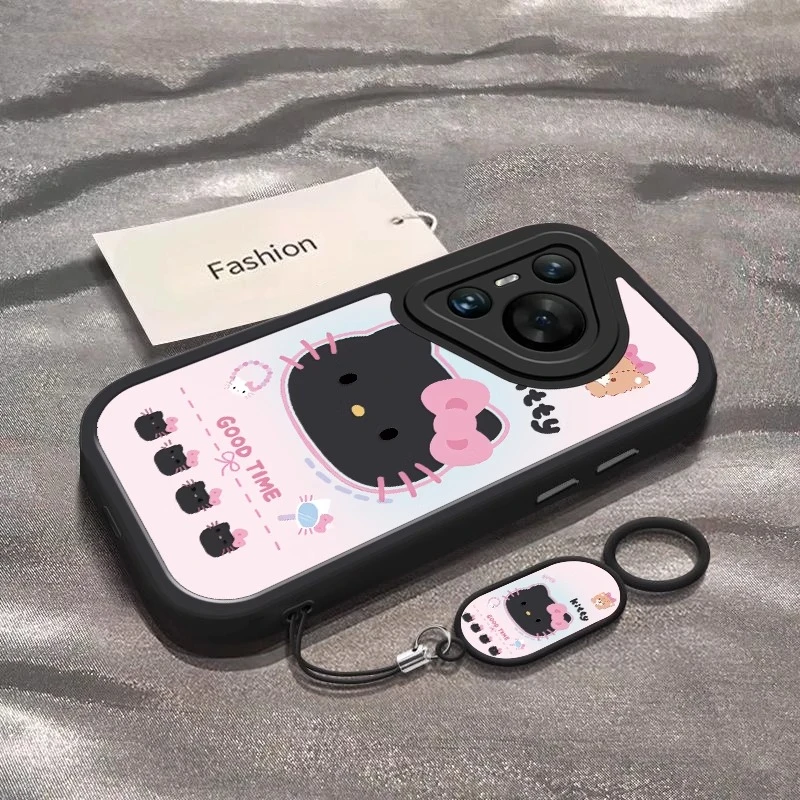 好时光KT猫适用华为Pura80Ultra手机壳卡通pura70Pro保护壳60防摔