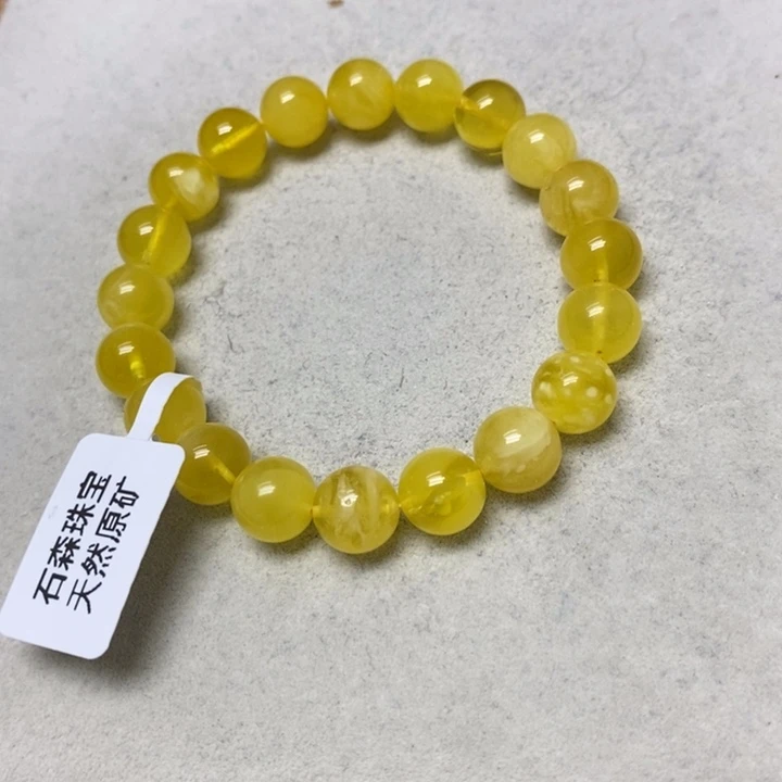 蜜蜡未镶嵌裸石串