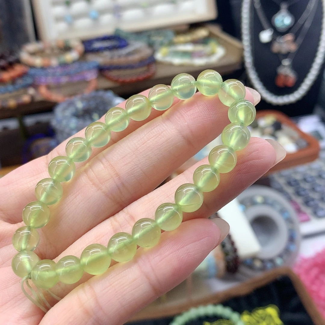 【闪购商品】葡萄石手串未镶嵌手串