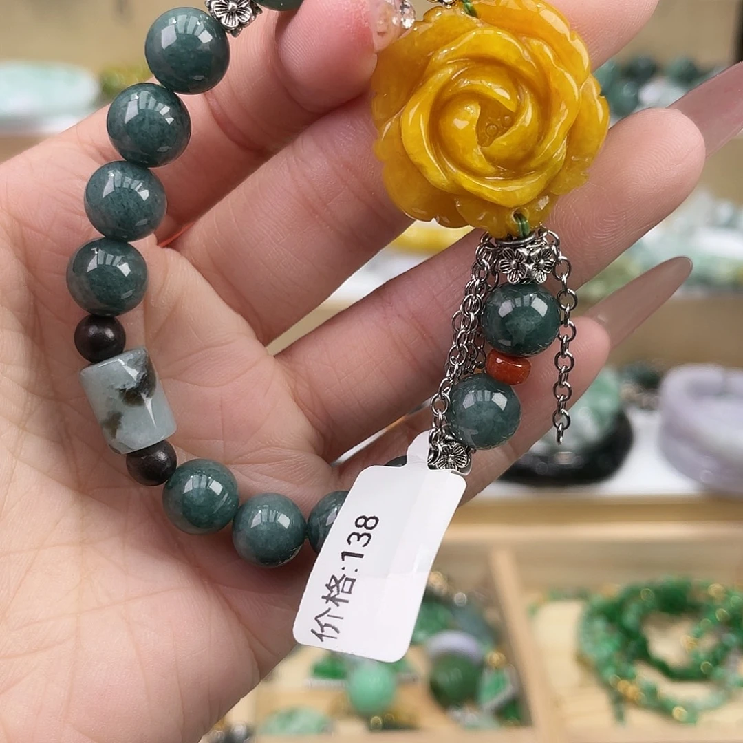 翡翠未镶嵌手链手链