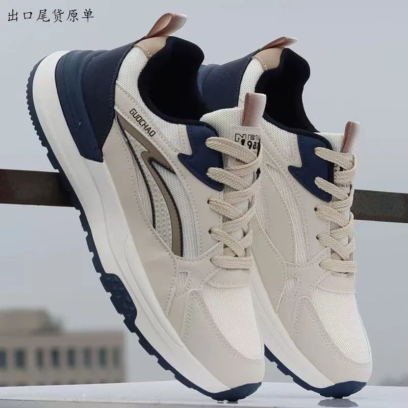外贸出口转内销原单夏季男士旅游鞋网面运动鞋男款跑鞋户外百搭软