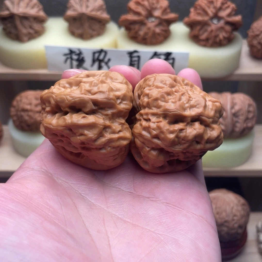 吊坠文玩核桃边41肚43蛤蟆