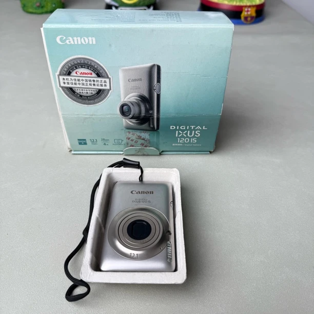 99新 Canon/佳能 IXUS120银色1210万像素4倍变焦