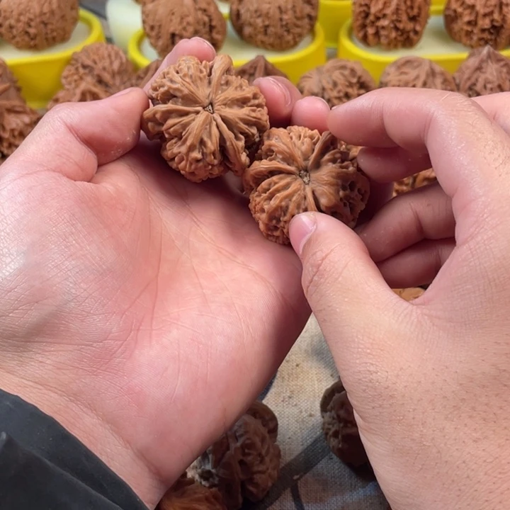 隔***王吊坠文玩核桃帝王三棱