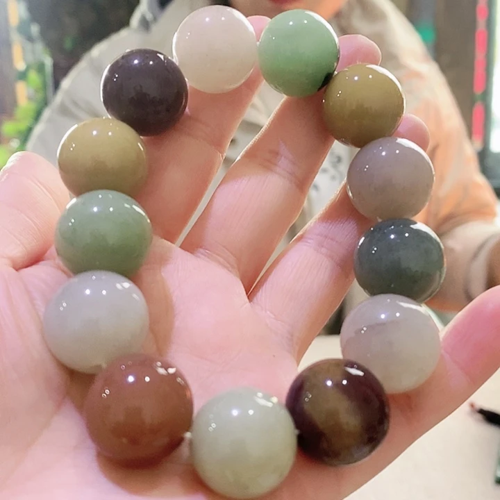 密玉（石英质玉）手链未镶嵌