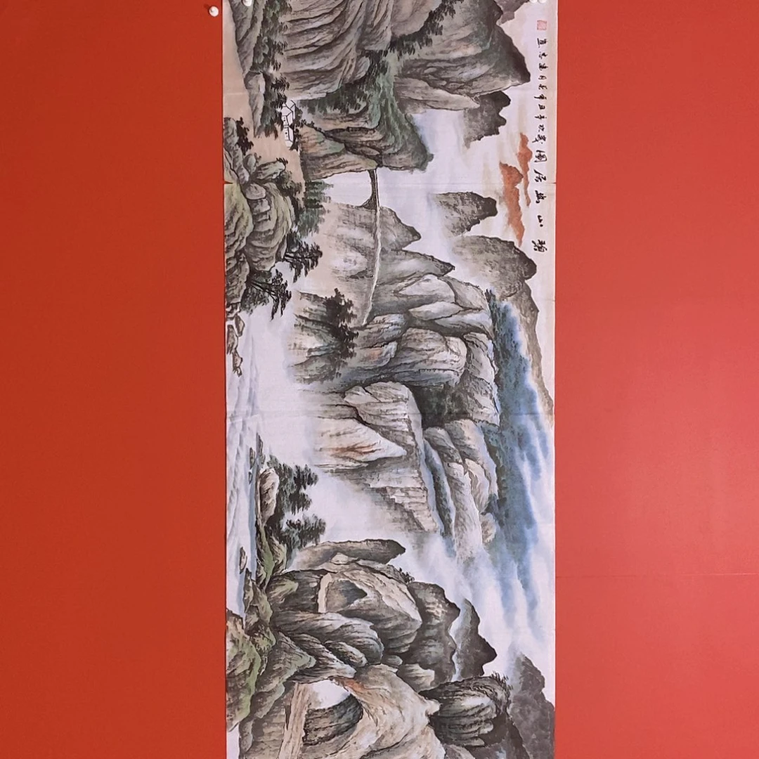 国画山水花鸟国画作品