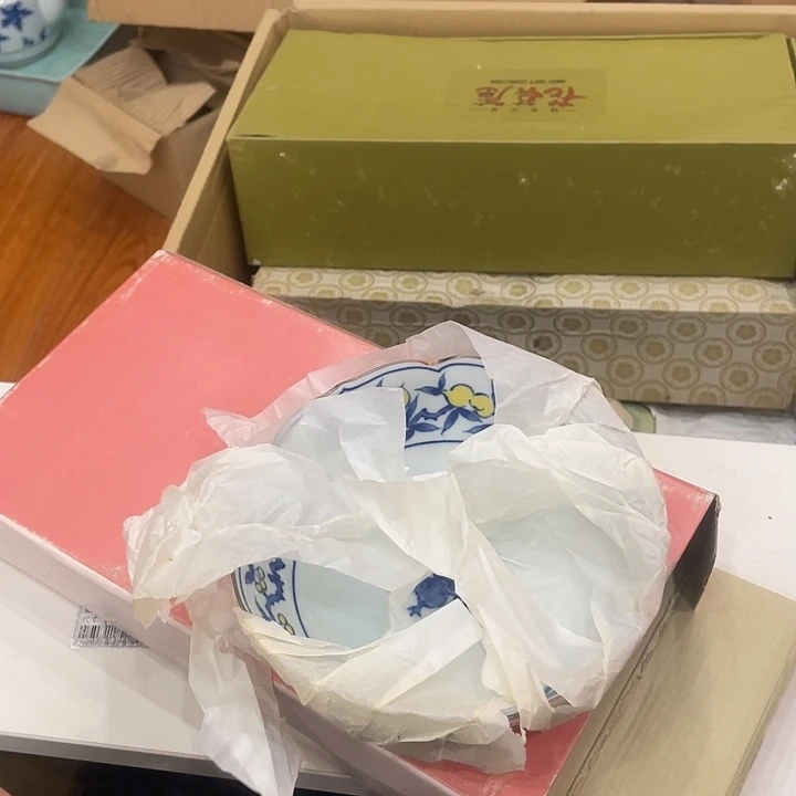 叫***行摆盘瓷片树叶造型瓷器