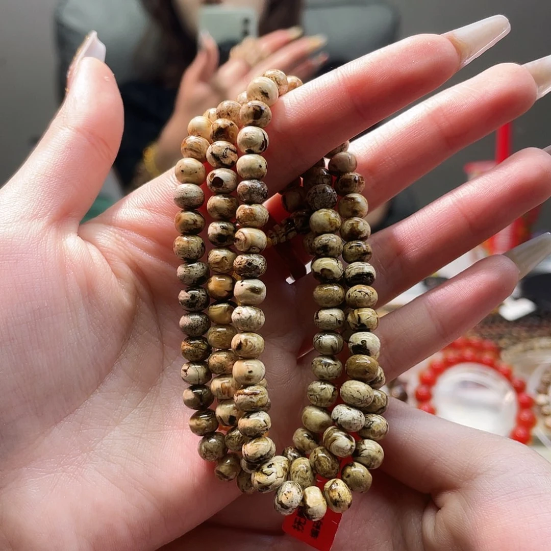 琥珀未镶嵌裸石抚顺琥珀6➕108干白花