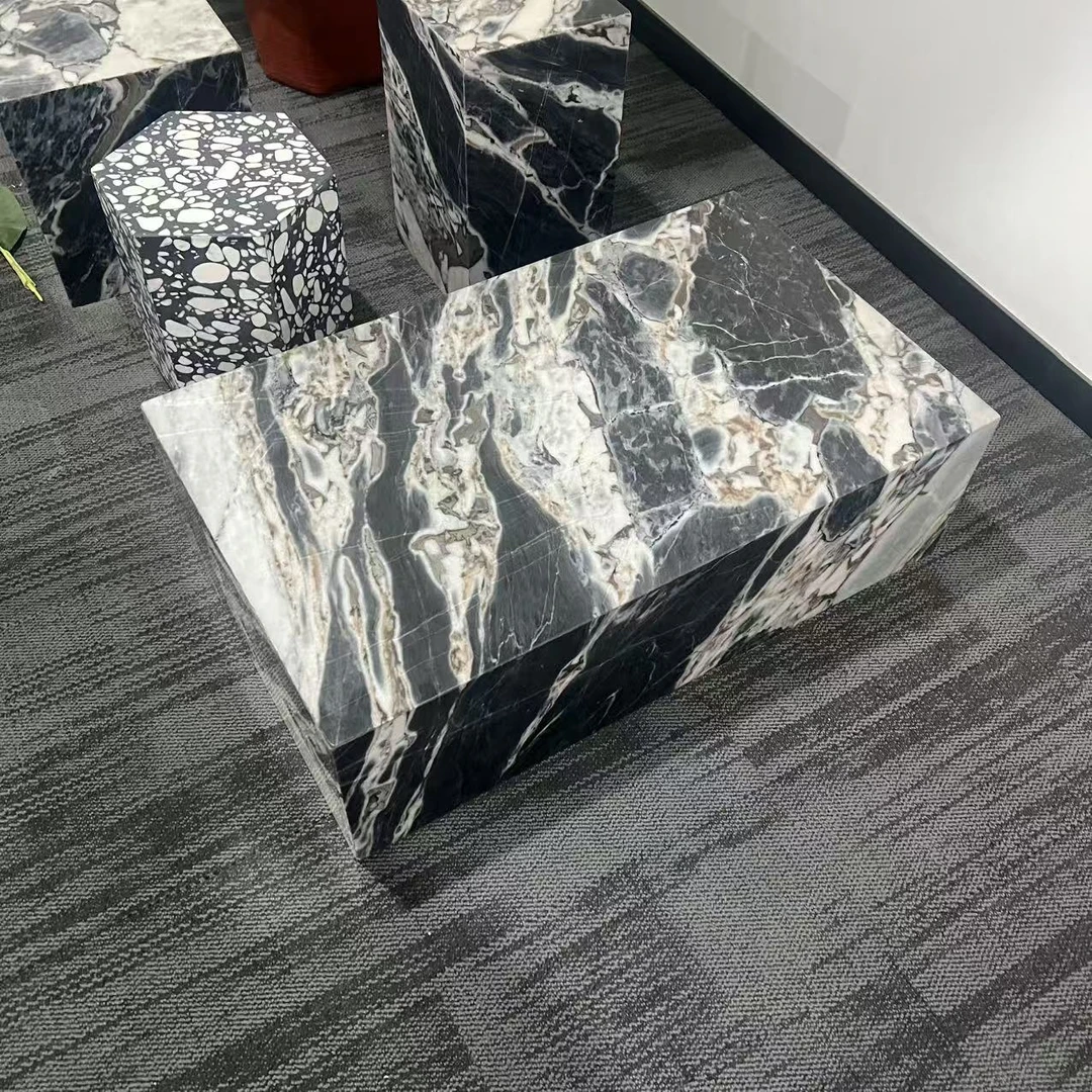 【奢石专场清仓】海洋风暴奢石茶几