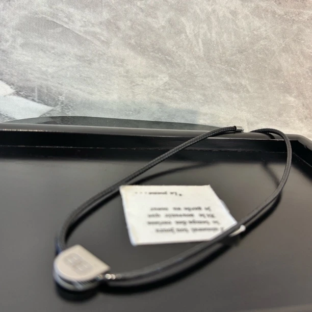 铜合金皮质项链 双B皮绳项链XL3010