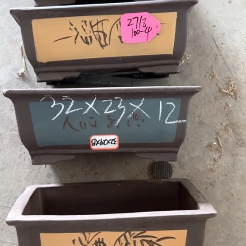 紫砂花盆  100-4。