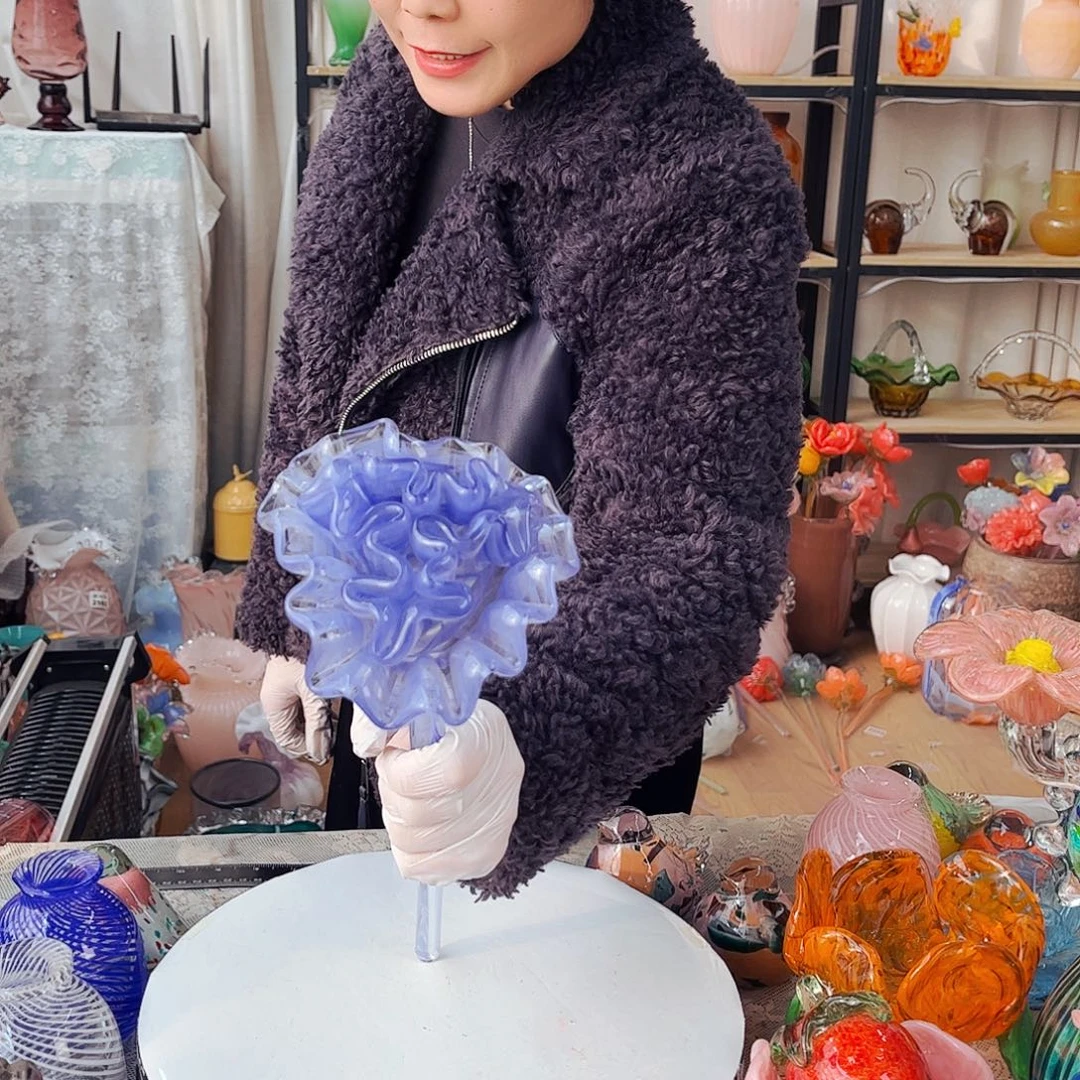 生才花家悦琉璃工艺福利