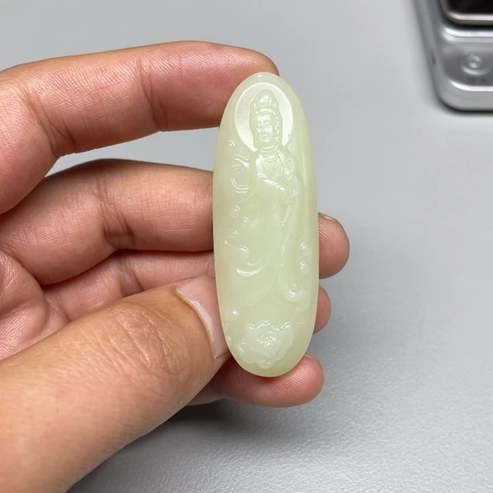 和田玉吊坠(不含链)未镶嵌y**n