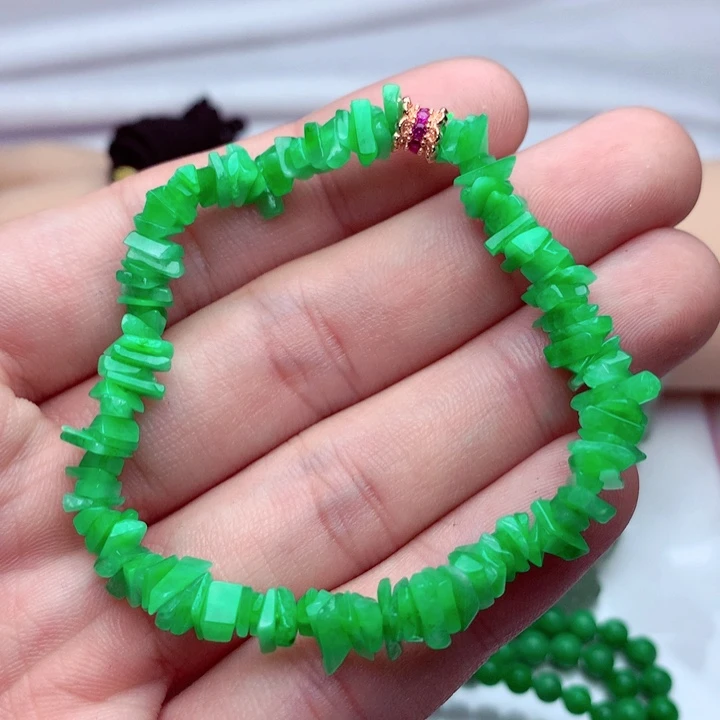 未镶嵌手串翡翠a货