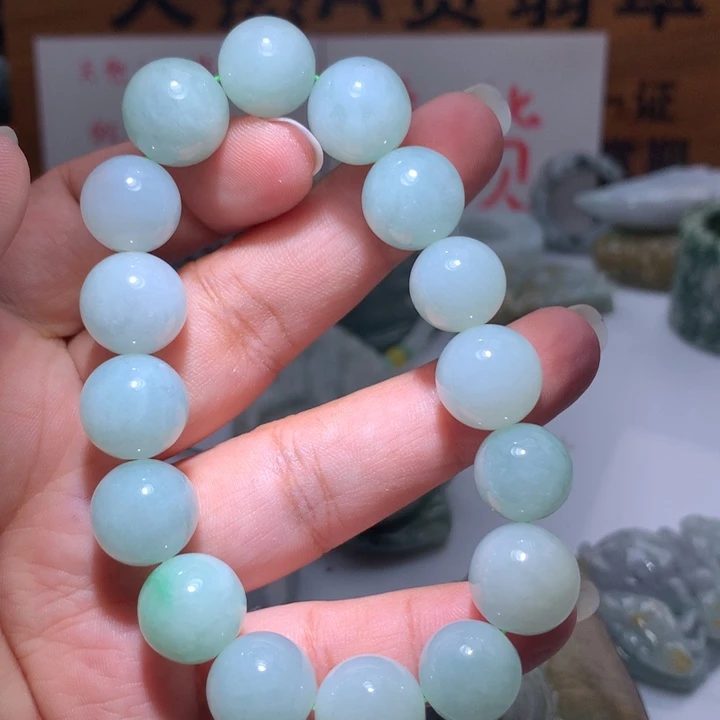 翡翠未镶嵌颈饰保真天然A货翡翠