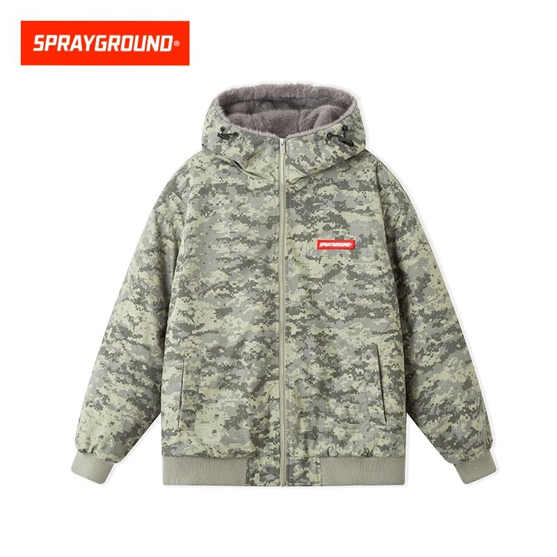 SPRAYGROUND 鲨鱼嘴夹克运动休闲连帽宽松迷彩GC WE041112