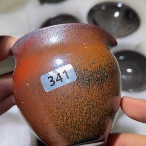 茶盏原矿原釉柴烧建盏