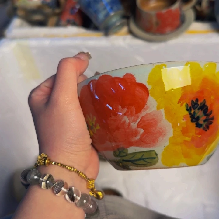 瓷片景德镇陶瓷手工手绘