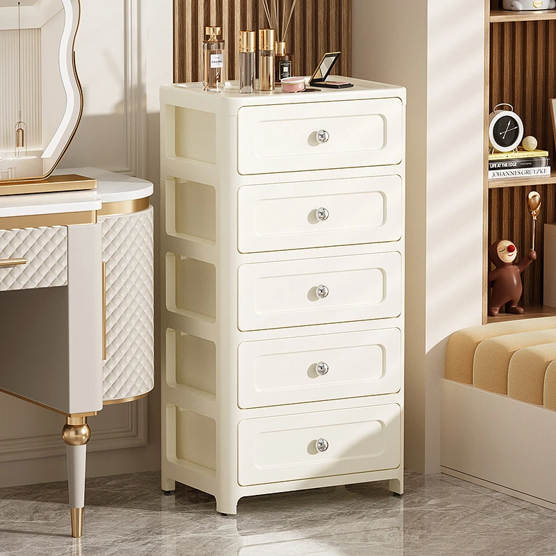 储物柜零食置物架多层收纳置物柜床头收纳柜夹缝柜窄柜出租房专用