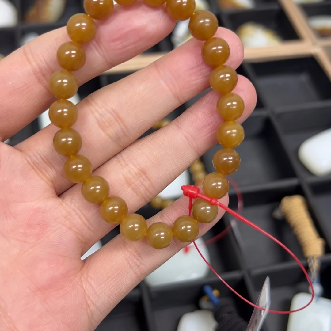 和田玉颈饰未镶嵌宝***叔26颗