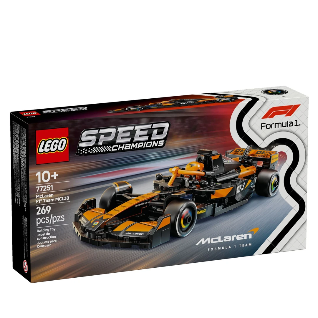 【乐高77251】迈凯伦F1®车队MCL38 赛车T！非偏包邮！礼物优选！