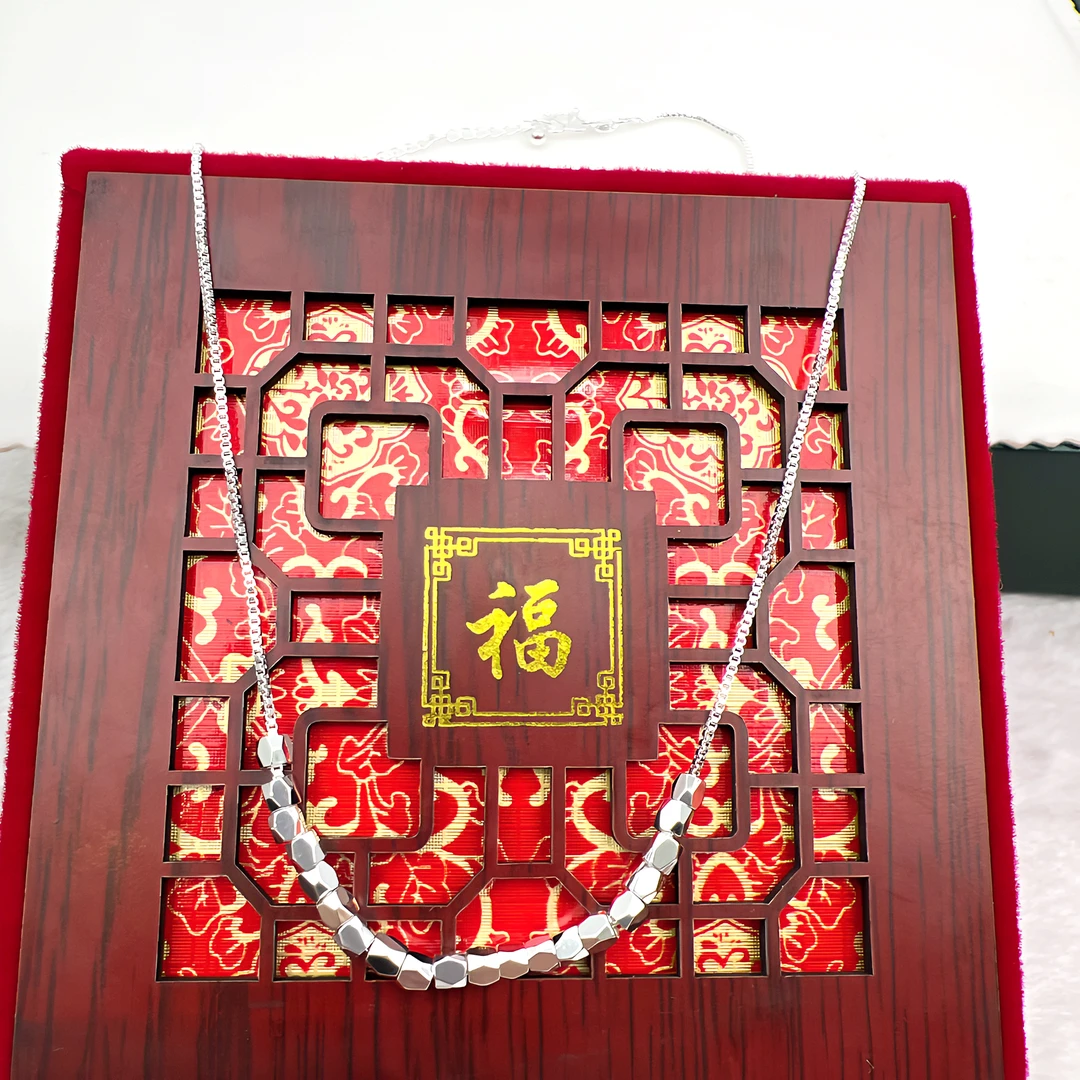 货号 1032银色项链女款【无礼盒】