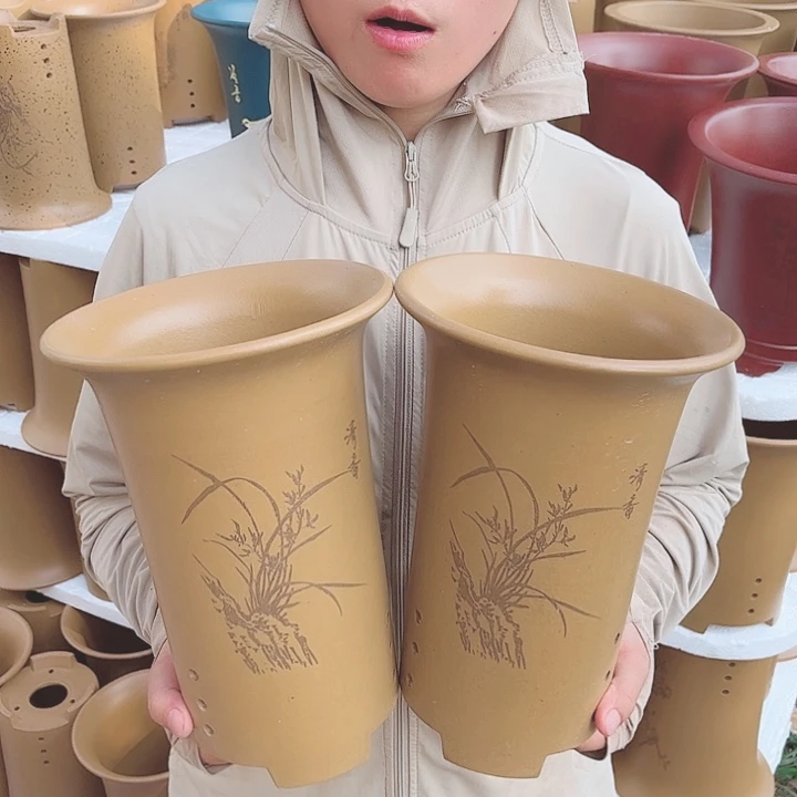 紫砂花盆宜兴紫砂精品花盆