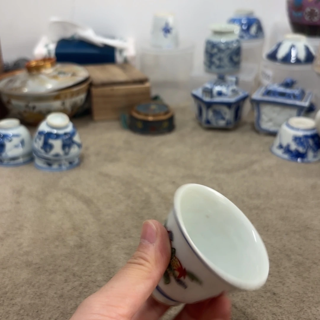 茶杯紫砂阅*非常好看的花瓶