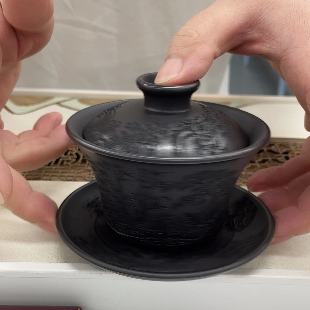 紫砂茶杯紫砂盖碗