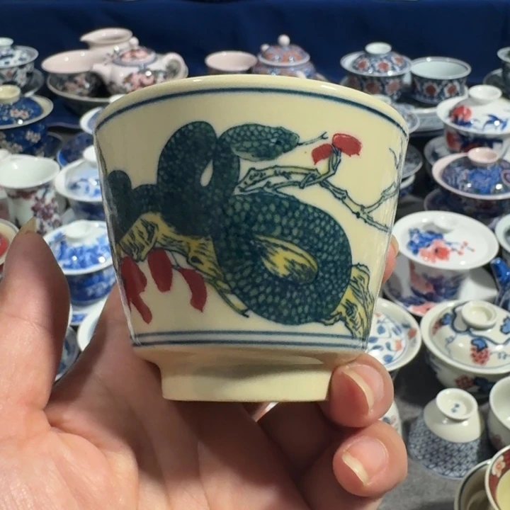 景德镇手工手绘杯