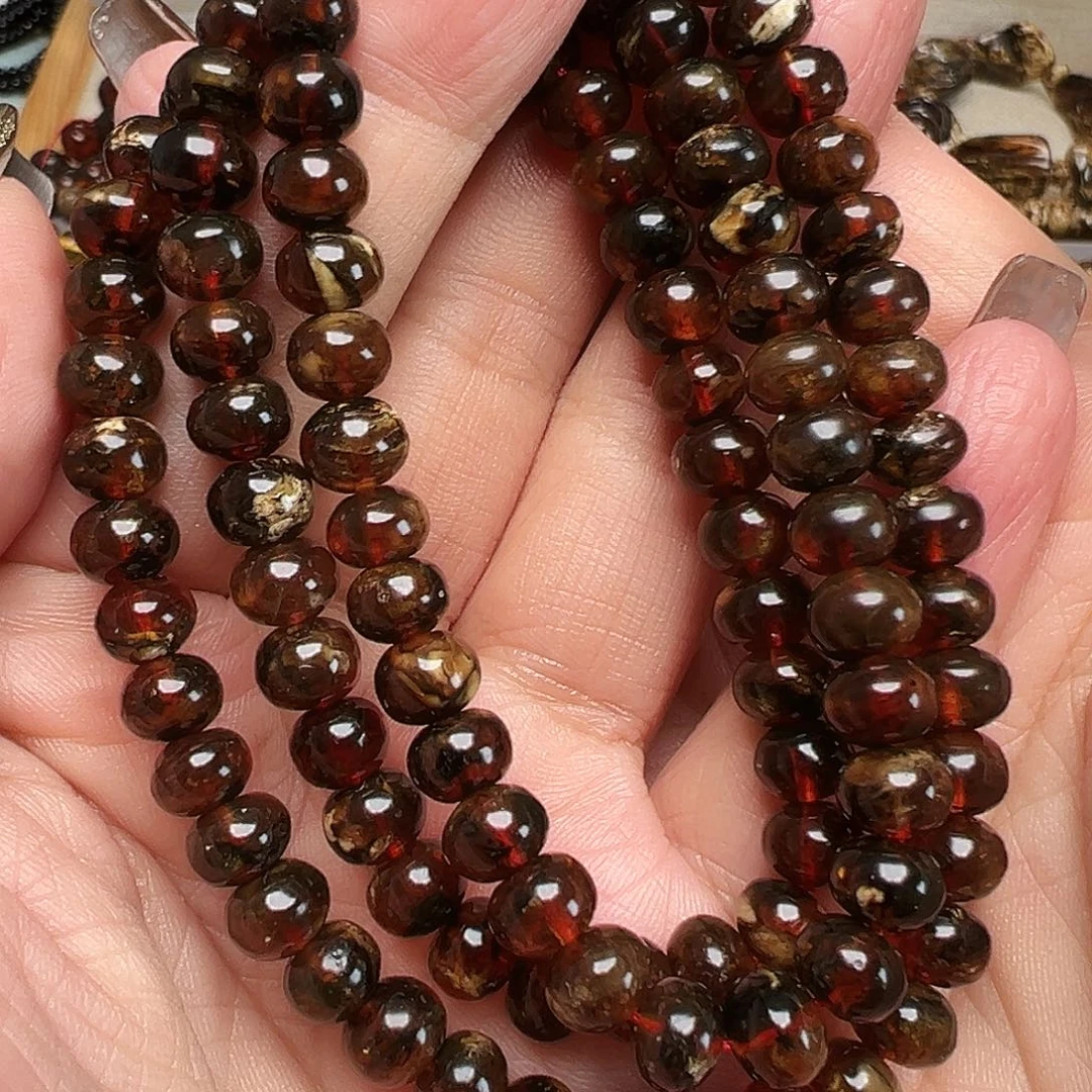 琥珀未镶嵌裸石抚顺琥珀20411七