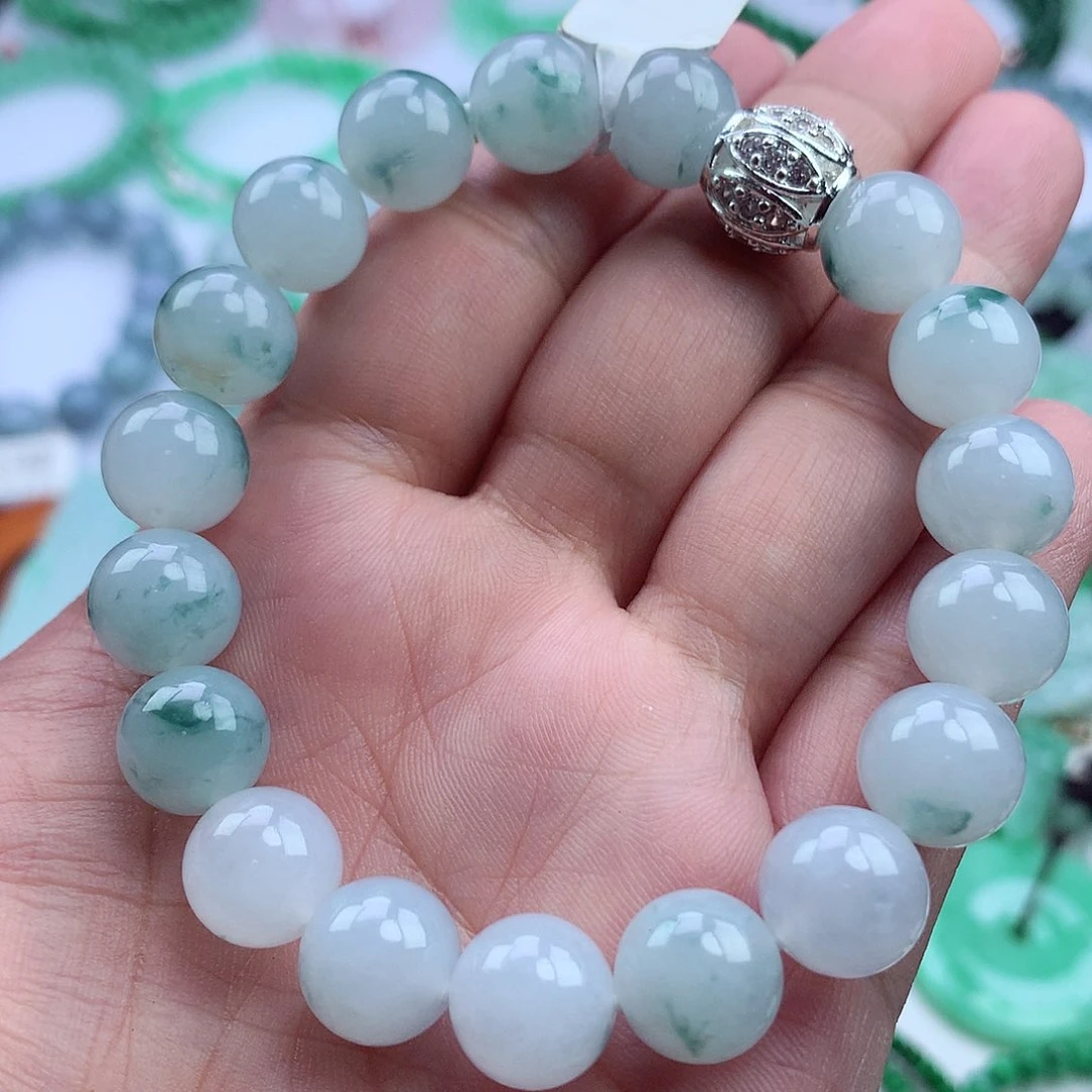 未镶嵌手链翡翠手串