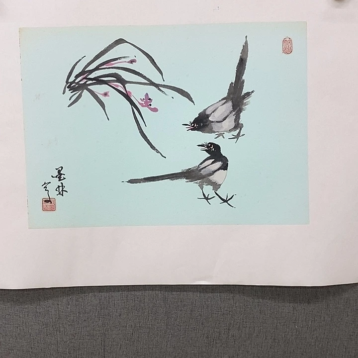 国画手写手绘作品200