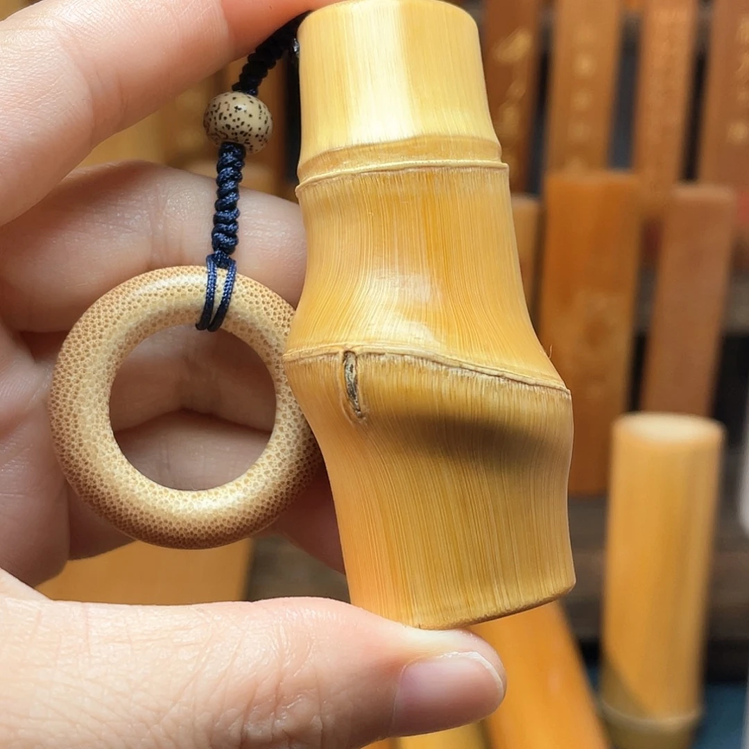 竹手工打磨多节小把件