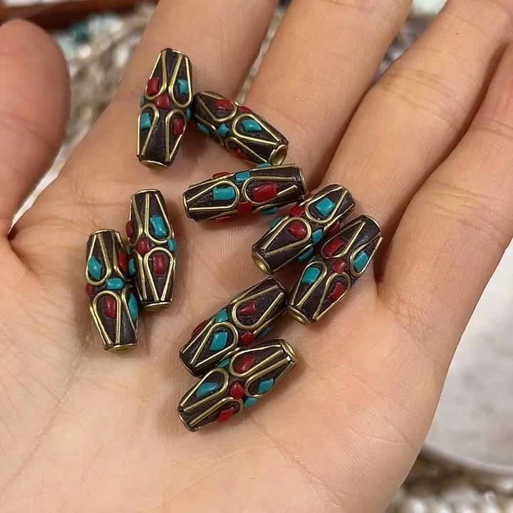 玛瑙/玉髓合金珠宝半成品2个两头尖