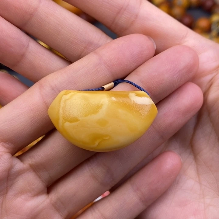 琥珀未镶嵌裸石蜜蜡M