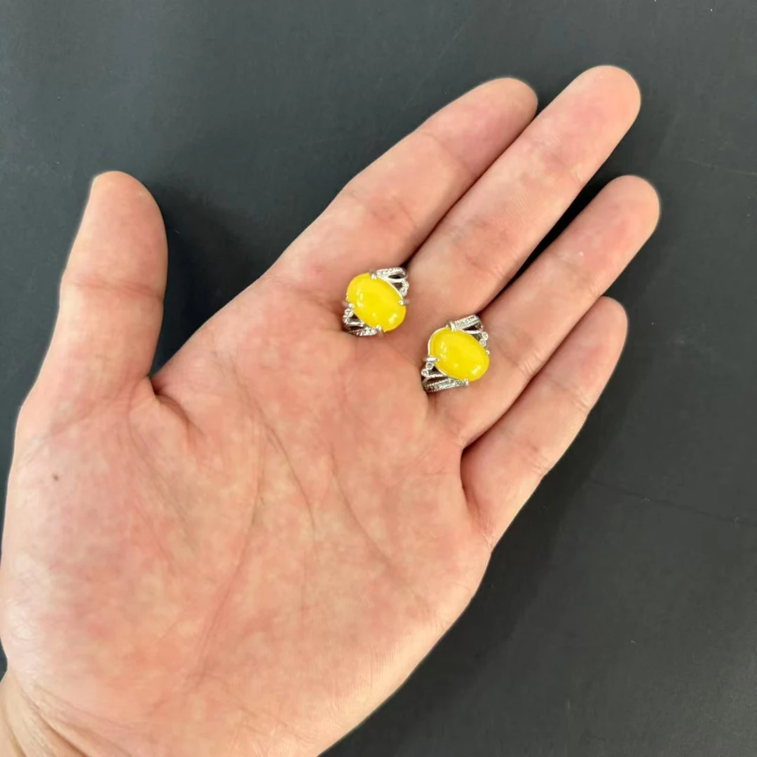 天然黄龙玉戒指-v1712-多样性发一