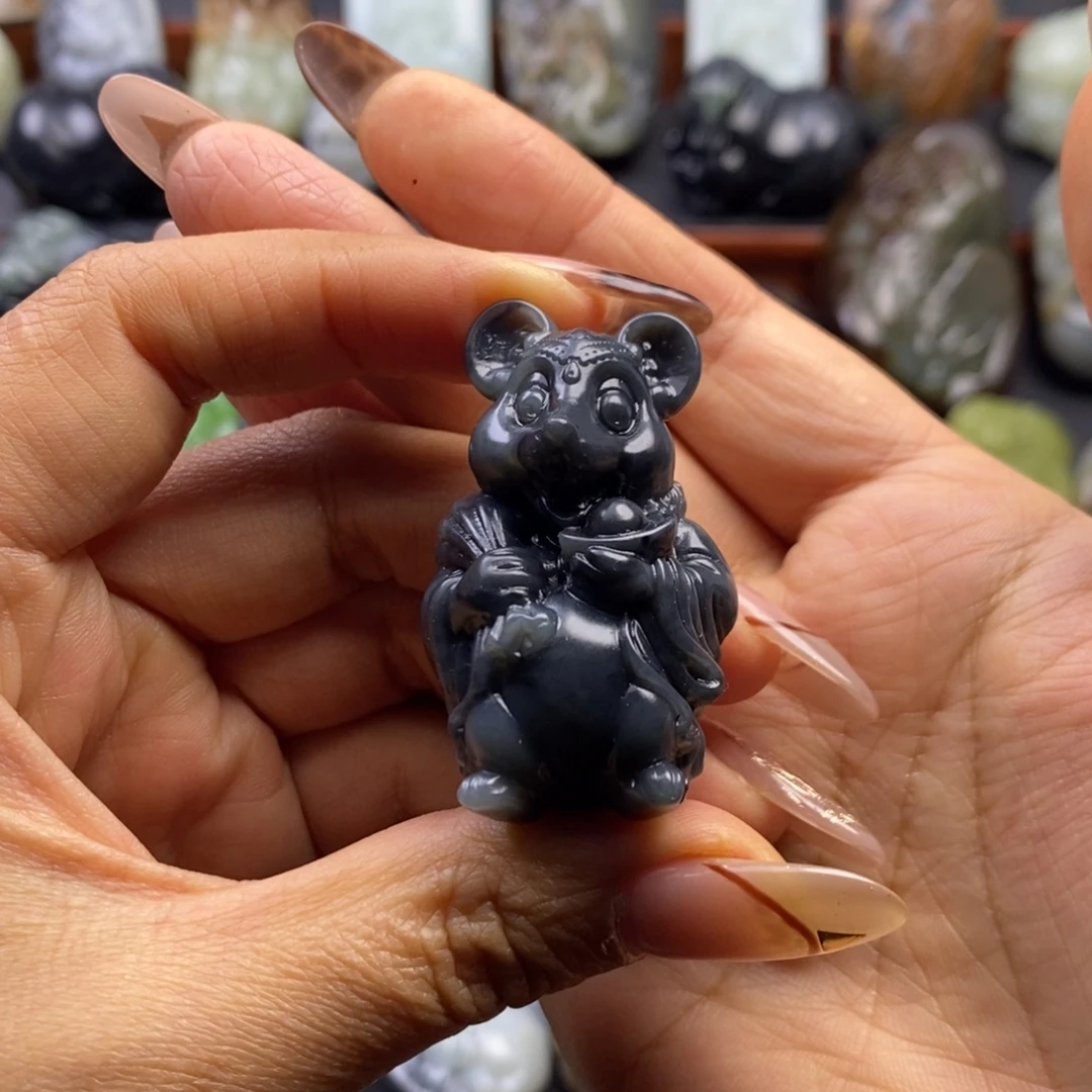 和田玉未镶嵌挂件