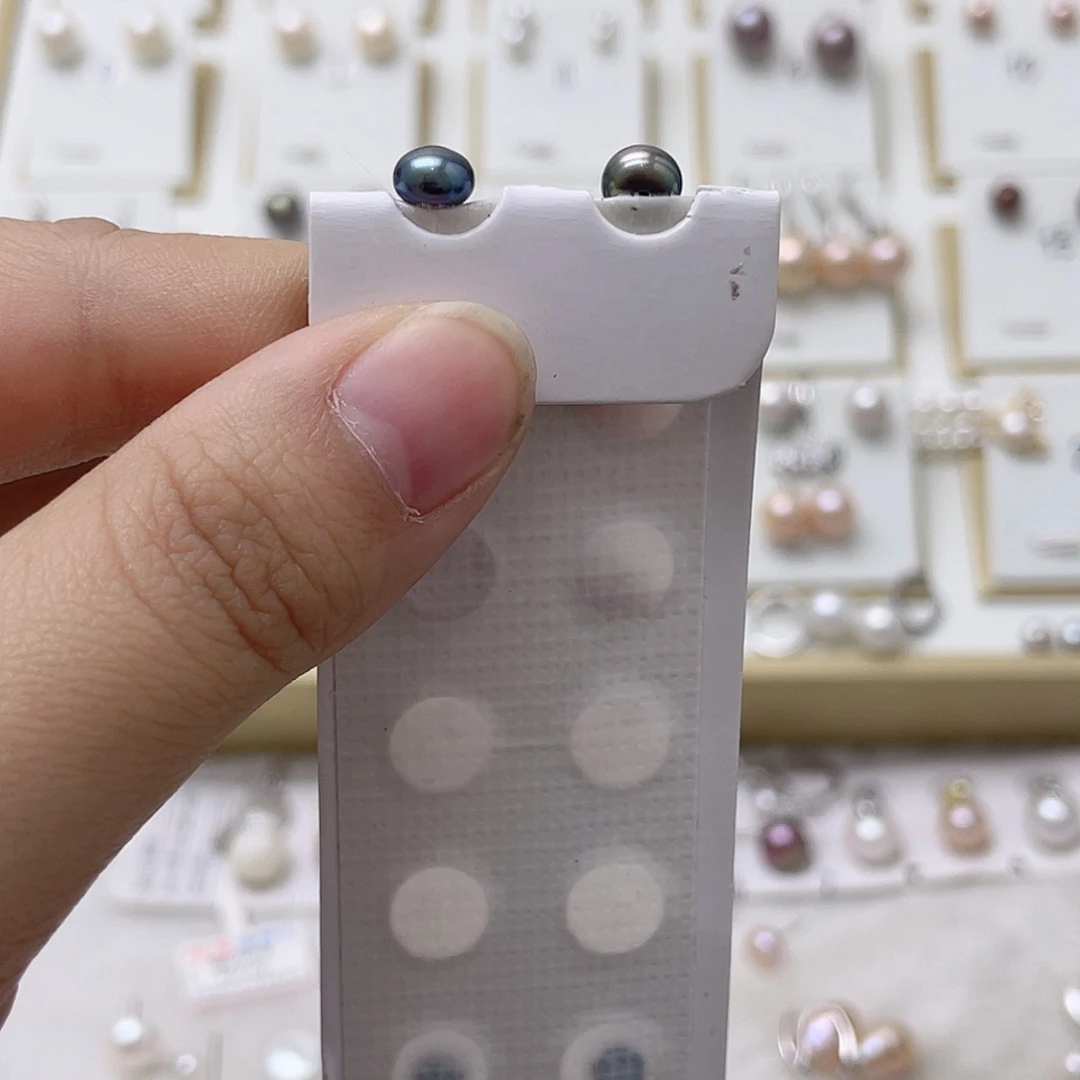 旺***脆耳饰淡水珍珠银S925镶嵌