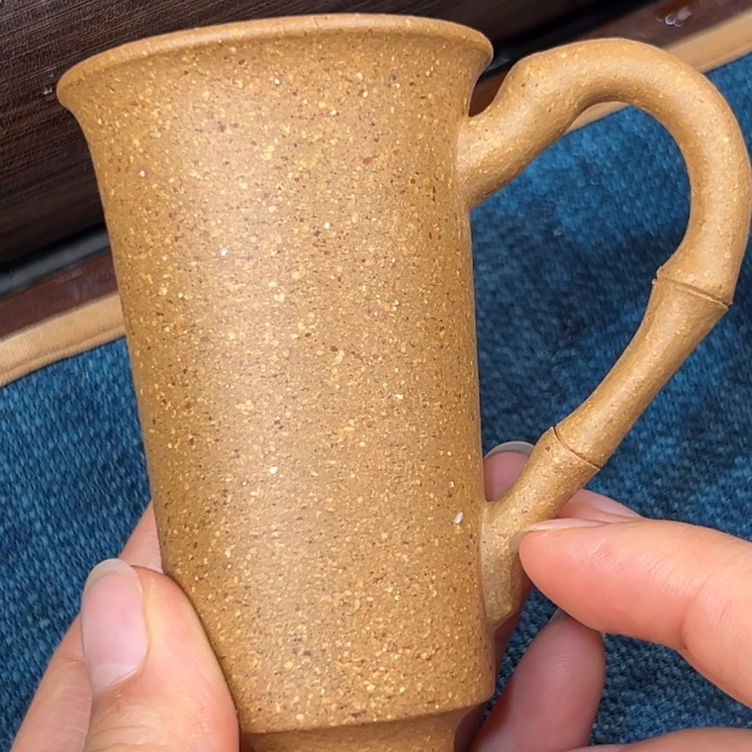 紫砂老段泥闻香杯