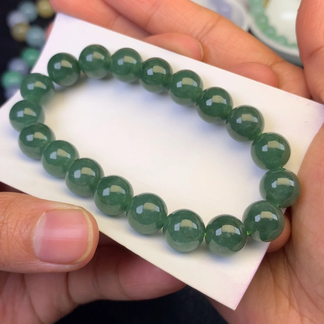 翡翠未镶嵌颈饰天然缅甸翡翠A货卡10