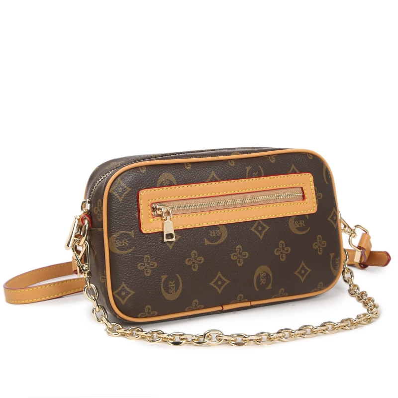 【TY】BF-66173-咖啡色       轻奢高级韩版单肩潮流时尚简约女包