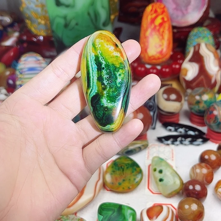 玛瑙/玉髓未镶嵌耳环