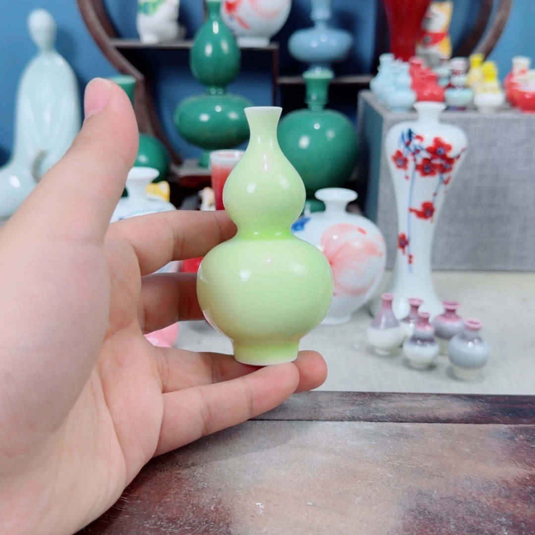 陶瓷手工小花器摆件