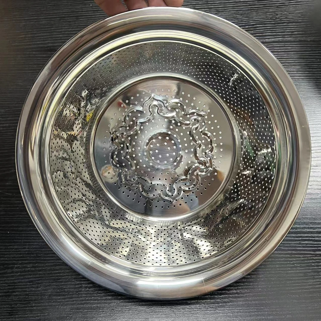 【淘米篮】不锈钢淘米篮洗菜沥水淘米多用26CM