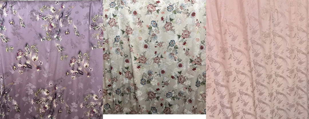 真丝桑蚕丝提花花罗福利价 定制连衣裙衬衫旗袍（不支持七天无理由