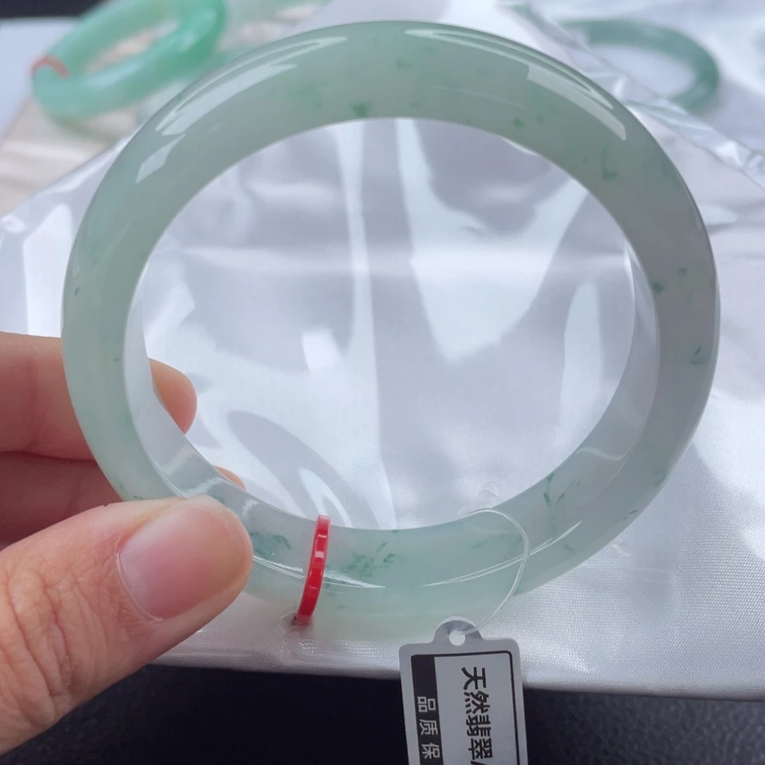 翡翠手镯未镶嵌57-58正圈