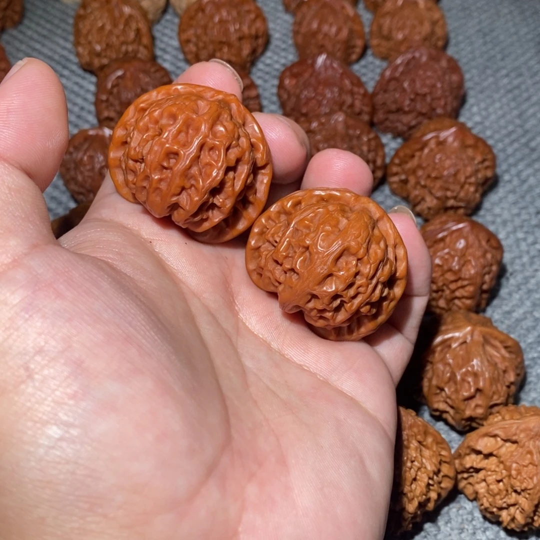 文玩核桃把件40宫灯