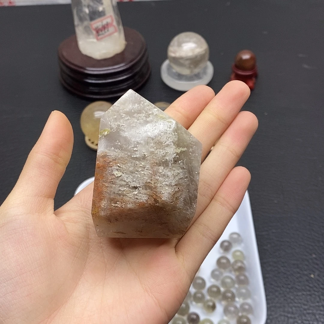 水晶珠宝半成品未镶嵌126水晶石